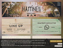 Tablet Screenshot of happiness-festival.de